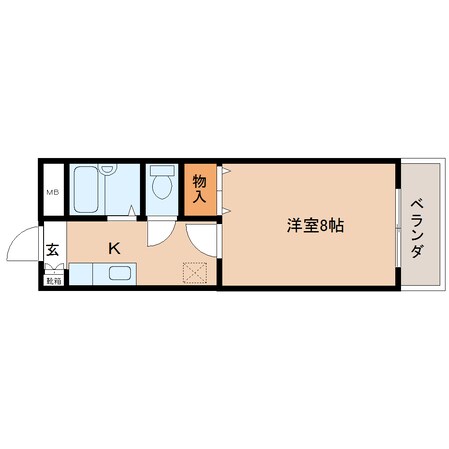 近鉄奈良駅 徒歩10分 2階の物件間取画像